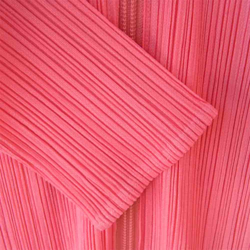 PLEATS PLEASE プリーツプリーズ PP71-JD359 ISSEY MIYAKE イッセイミヤケ プリーツ加工 ジップアップ ジャケット ピンク ピンク系 3【美品】【中古】