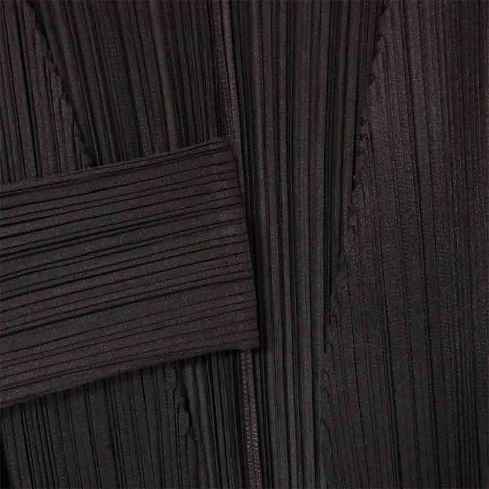 PLEATS PLEASE プリーツプリーズ イッセイミヤケ PP82-J0607 ISSEY MIYAKE イッセイミヤケ プリーツ加工 ボタンレス カーディガン ダークパープル系 4【美品】【中古】