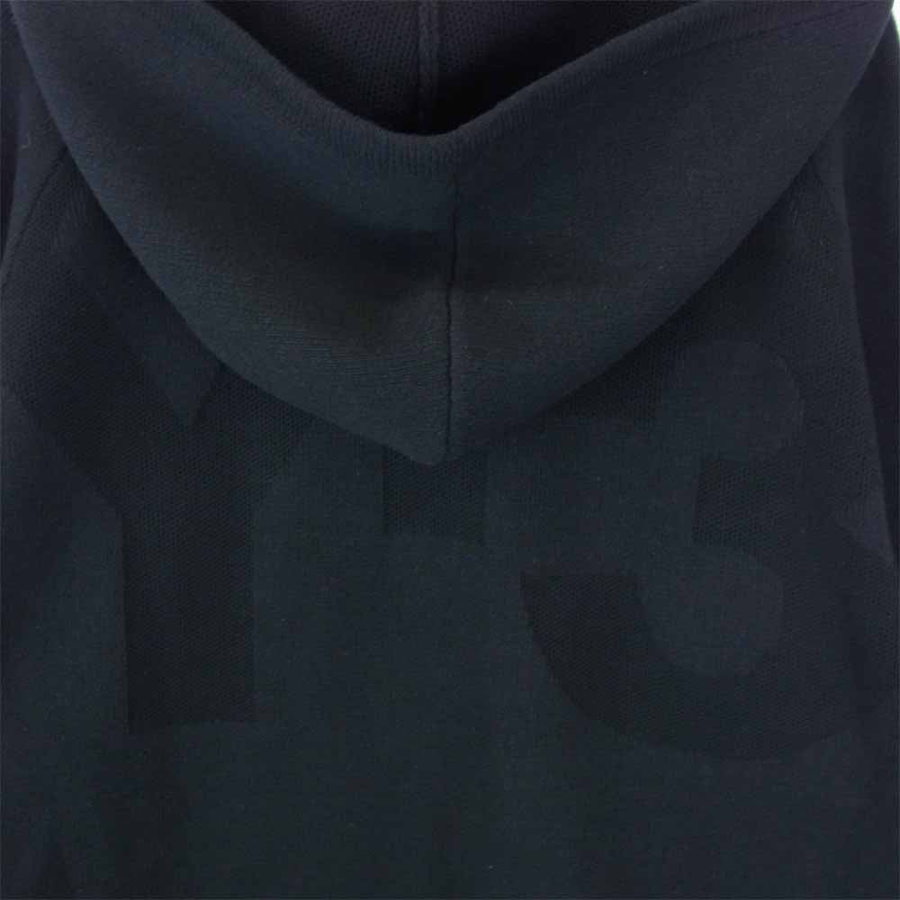 Yohji Yamamoto ヨウジヤマモト GK4563 Y-3 ワイスリー M CLASSIC WINTER KNIT HOODED FULL-ZIP HOODIE クラシック ウィンター ニット ジップ パーカー ブラック系 2XL【極上美品】【中古】