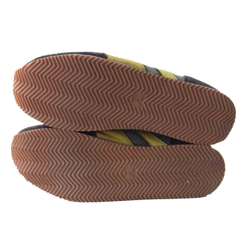 Nigel Cabourn ナイジェルケーボン ATALASPORT アタラスポーツ ストーンウォッシュ加工 スニーカー カーキ系 44【中古】