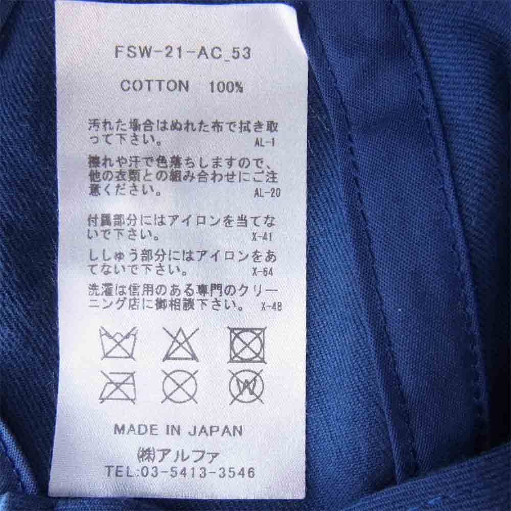 フレッシュサービス loomer FreshService loomer Fabric Cap キャップ ネイビー系 F【極上美品】【中古】