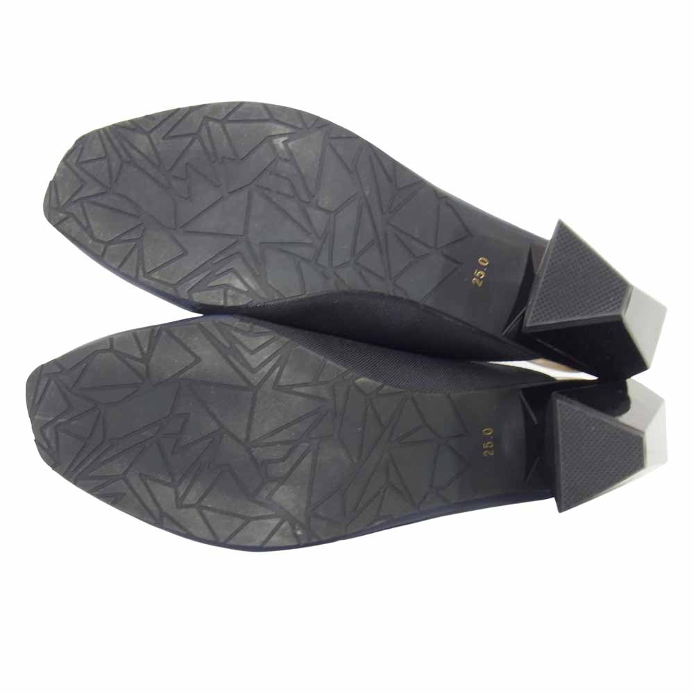 ISSEY MIYAKE イッセイミヤケ 132 5. スクエア ヒール ネイビー系 25cm【中古】