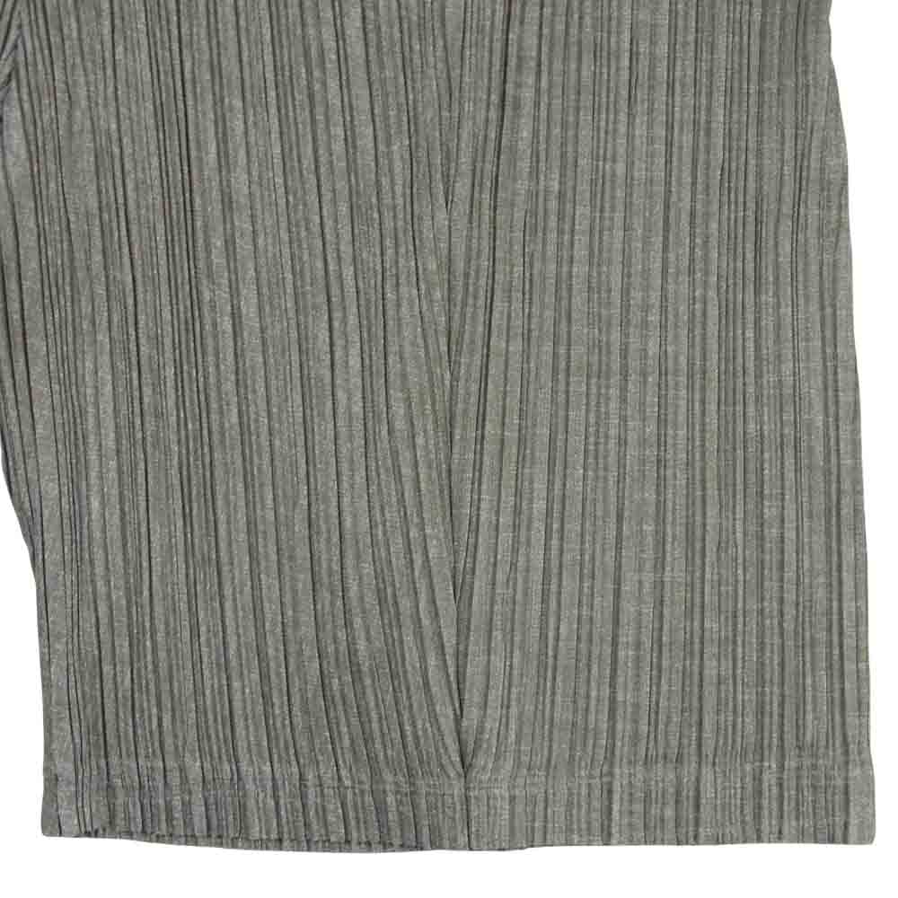 PLEATS PLEASE プリーツプリーズ PP53-JF455 ISSEY MIYAKE イッセイミヤケ プリーツ加工 ワイド サルエル パンツ グレー系 4【美品】【中古】