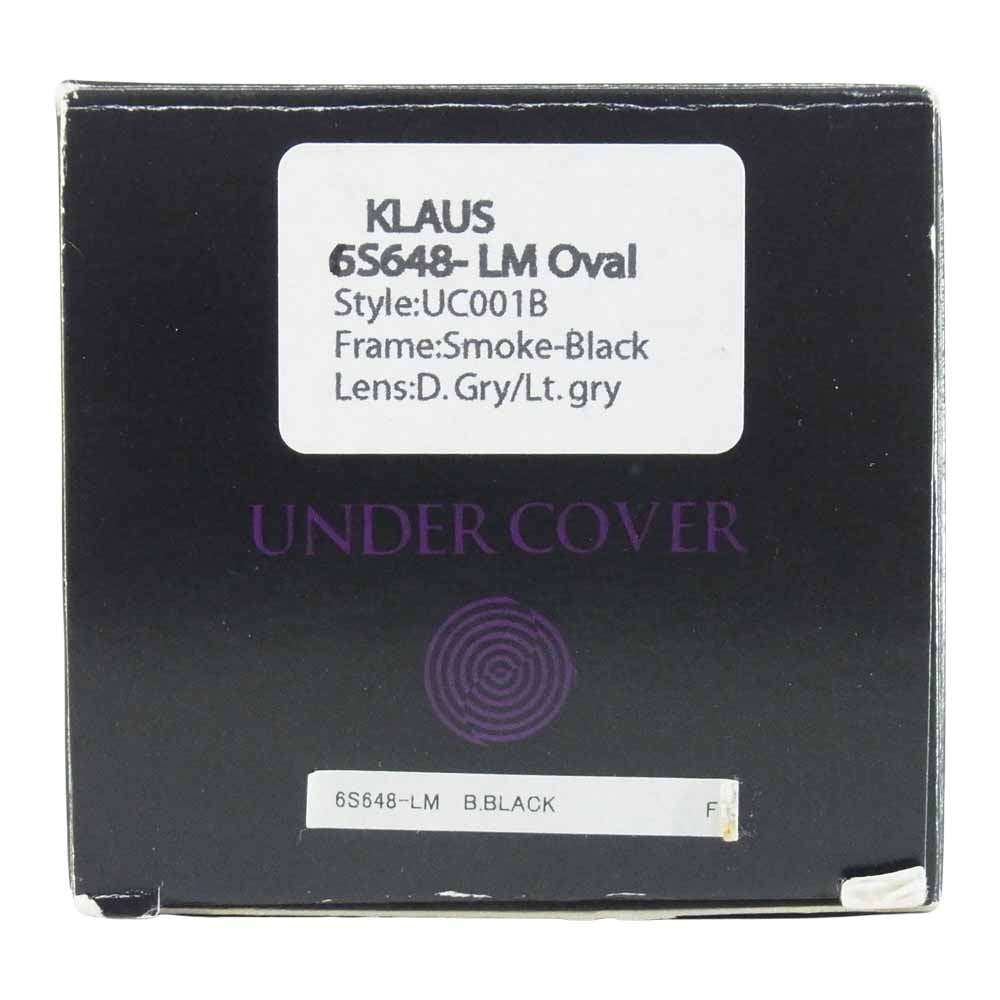 UNDERCOVER アンダーカバー × DITA ディータ KLAUS GIZ柄 オーバル サングラス SmokeBlack【中古】