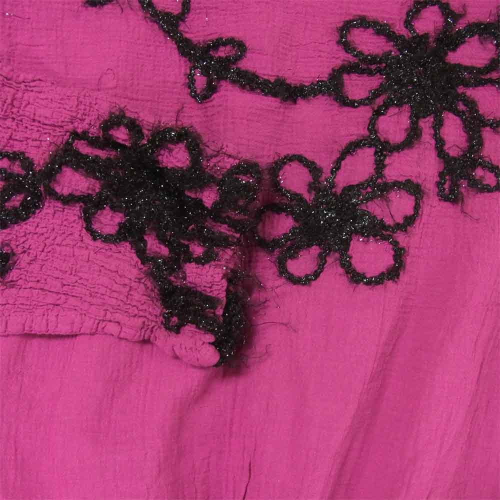 ISSEY MIYAKE イッセイミヤケ MI02FK152 me ミー フラワー 刺繍 ドルマンスリーブ カットソー ピンク系【中古】