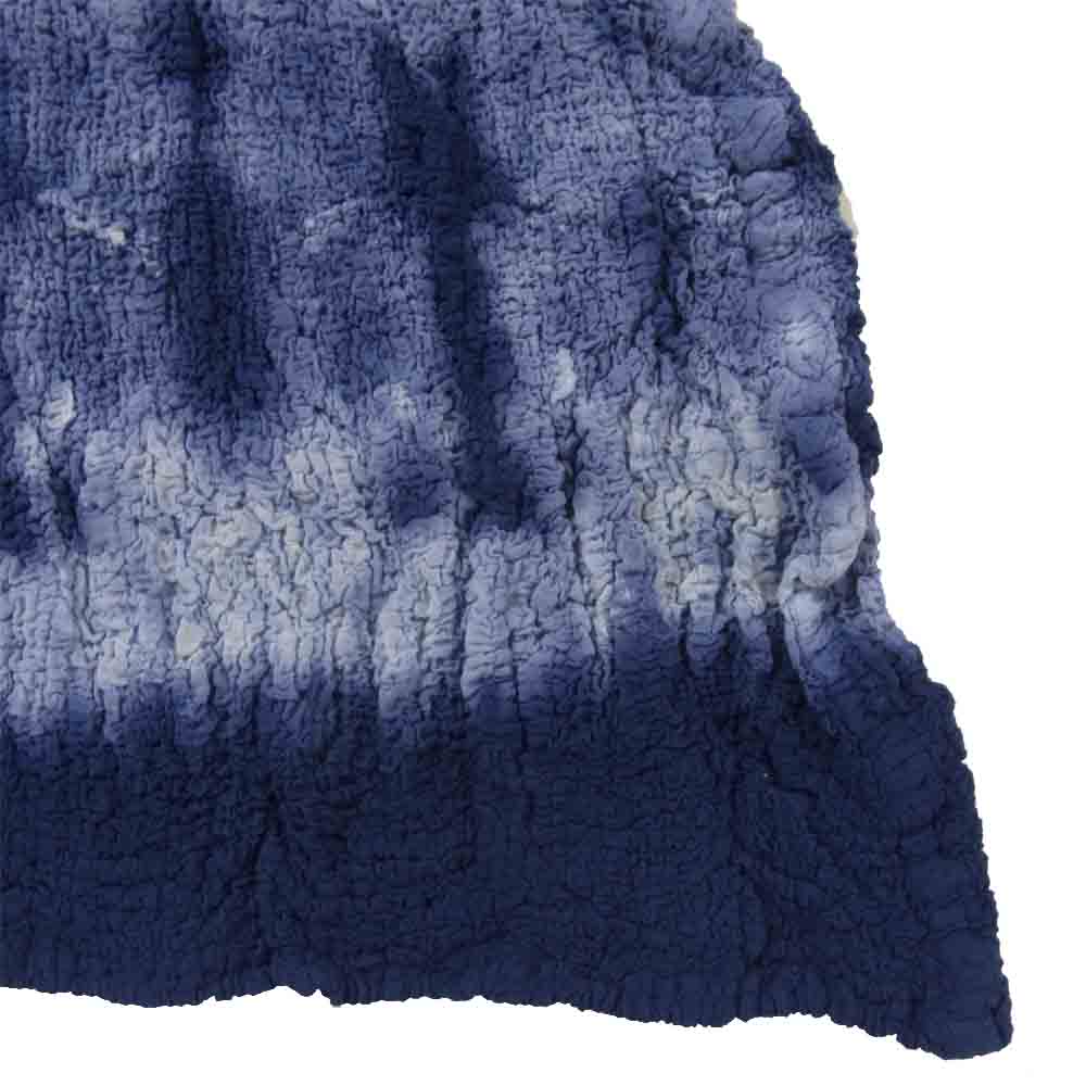 ISSEY MIYAKE イッセイミヤケ MI02FT822 me ミー 縮緬 タイダイ ワンピース コットン 日本製 青紫系【中古】