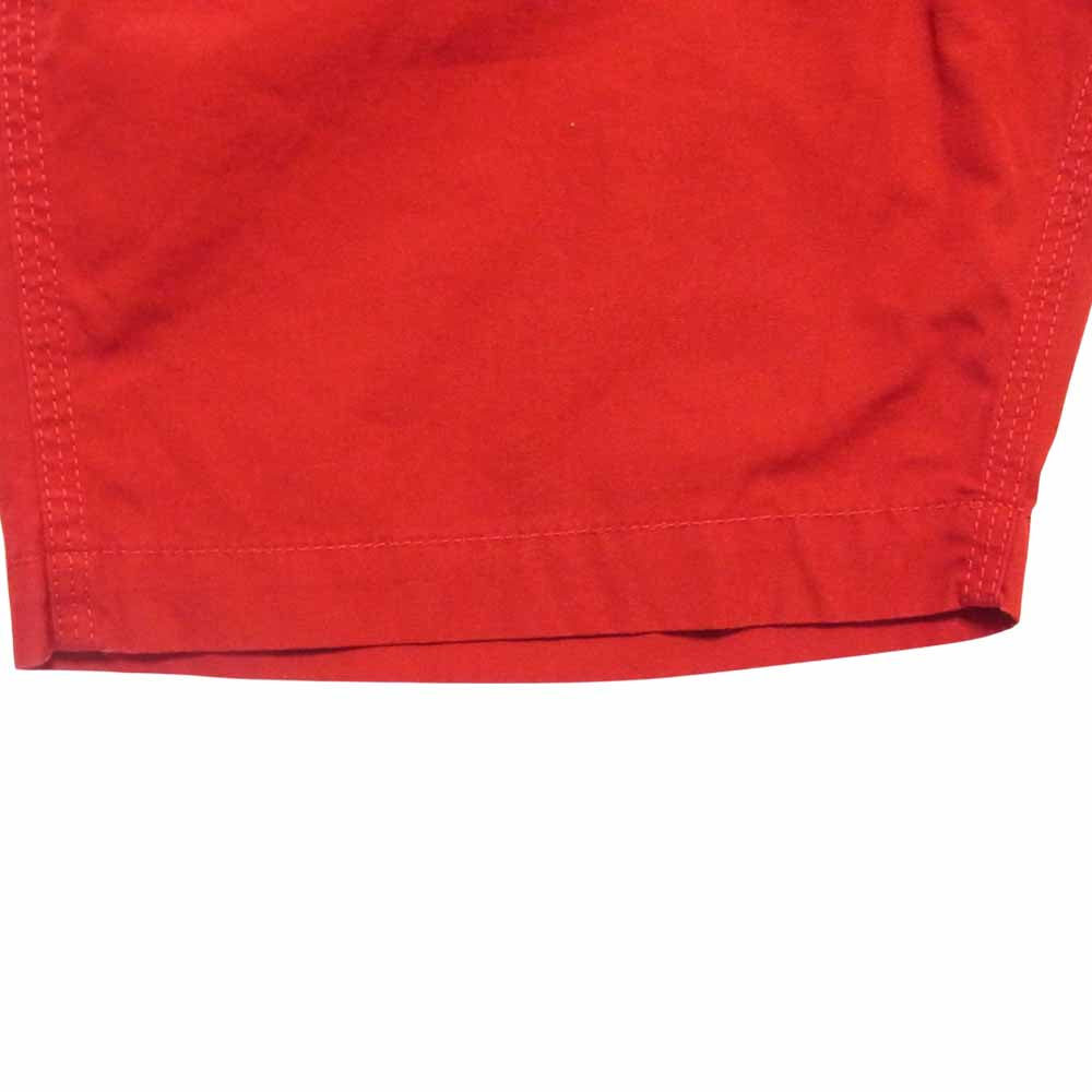 SASAFRAS ササフラス Whole Hole Pants 1/2 ショート パンツ レッド レッド系 S【中古】