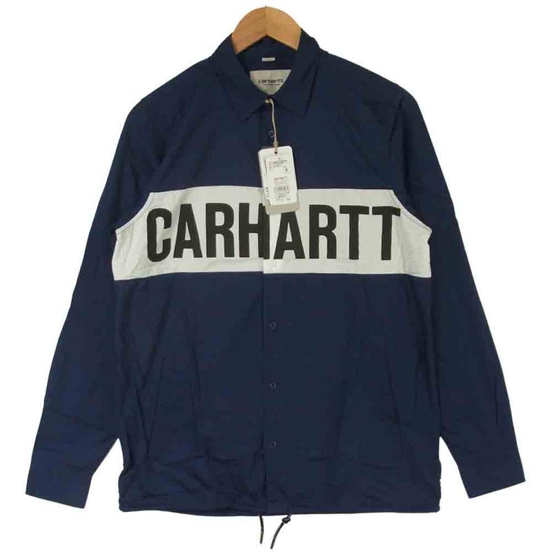 Carhartt カーハート 16SS WIP L/S Shore Shirt ロングスリーブ シャツ ネイビー系 S【新古品】【未使用】【中古】