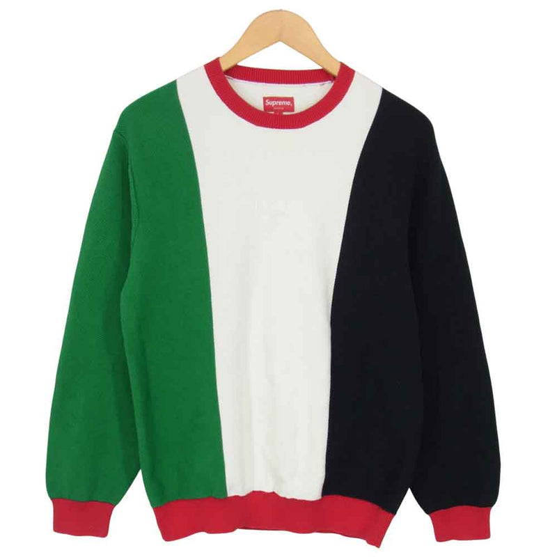 Supreme シュプリーム 18AW PIQUE CREWNECK ピケ クルーネック