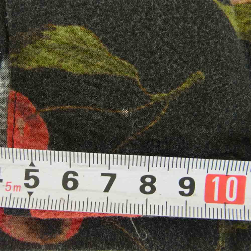 Supreme シュプリーム 19ss Cherry Rayon S/S Shirt チェリー レーヨン 半袖 シャツ ブラック系 L【中古】