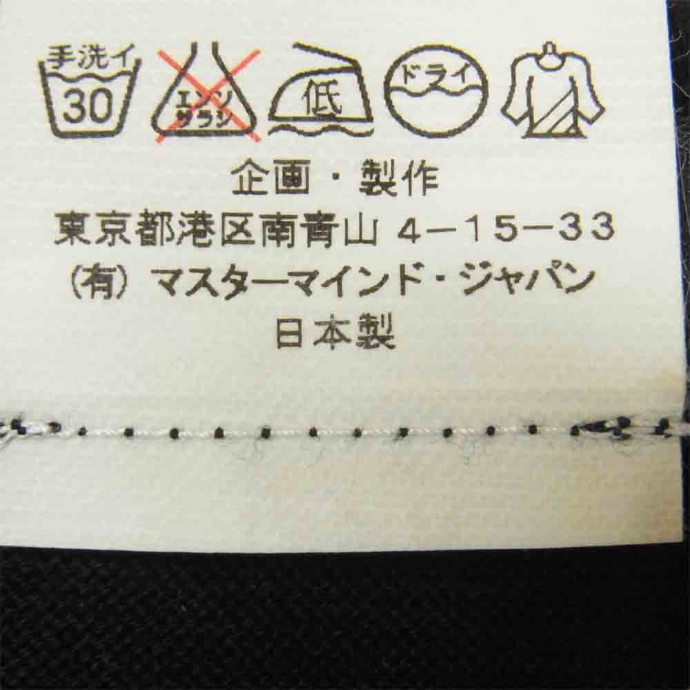 mastermind JAPAN マスターマインドジャパン MM-TS7-012 DEAD OR ALIVE フロントスカル プリント 半袖 Tシャツ ブラック系 M【新古品】【未使用】【中古】