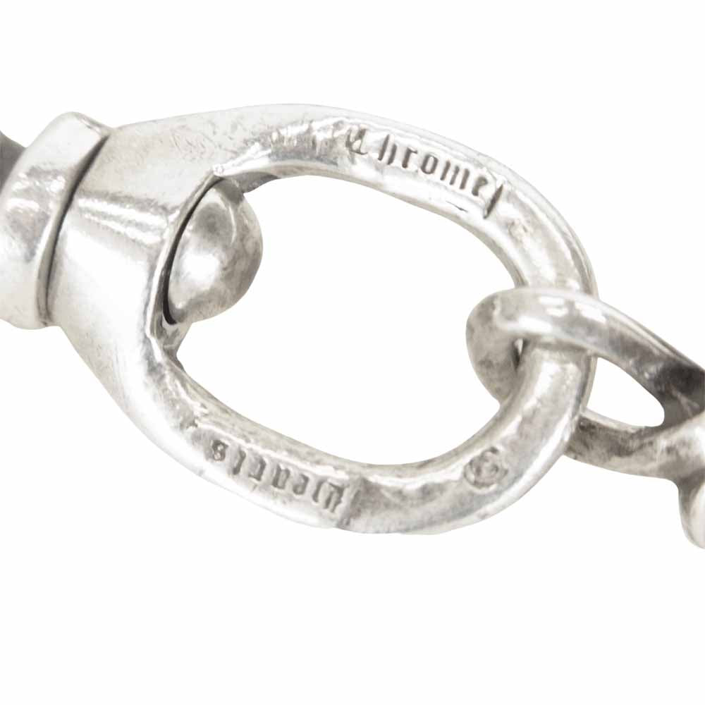 CHROME HEARTS クロムハーツ(原本無) 2クリップ ロング ローラー 9リンク ウォレット チェーン シルバー系【中古】