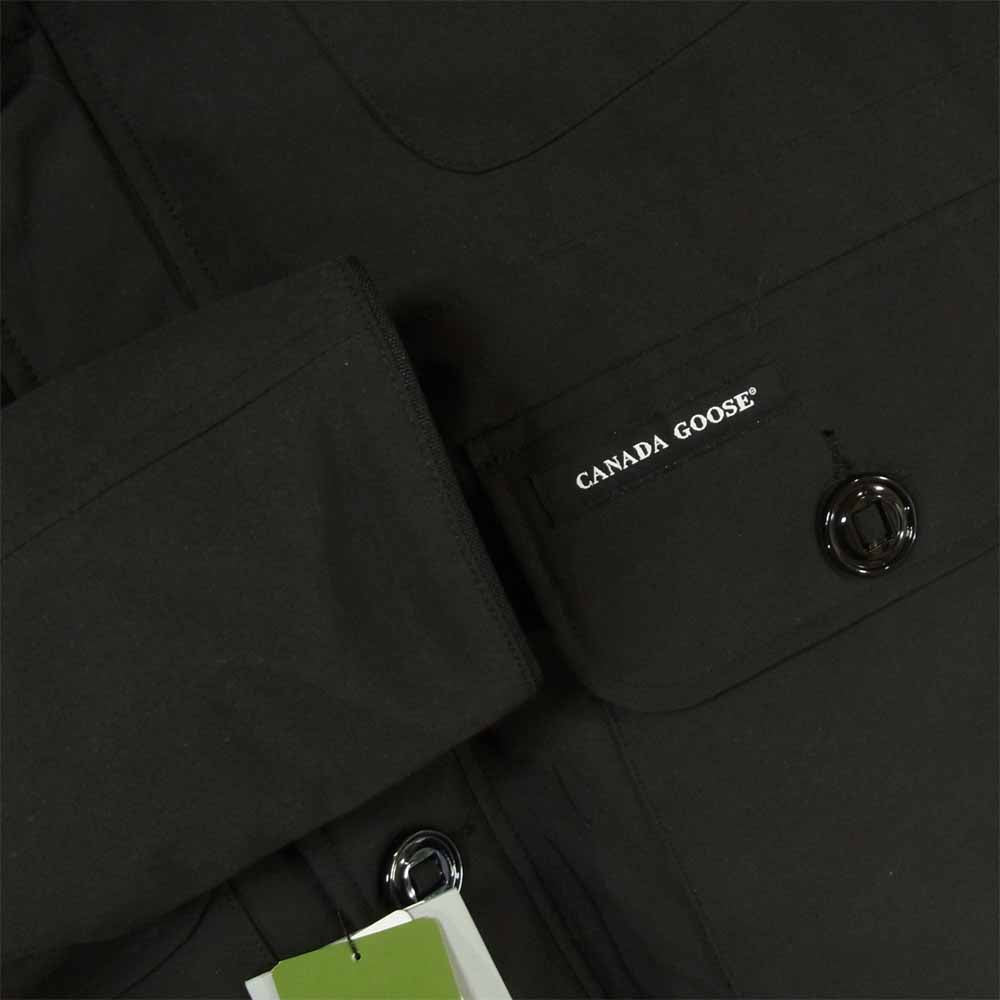 CANADA GOOSE カナダグース 2301JM サザビーリーグ国内正規品 RUSSEL PARKA ラッセル パーカ ダウン ジャケット ブラック系 L【新古品】【未使用】【中古】