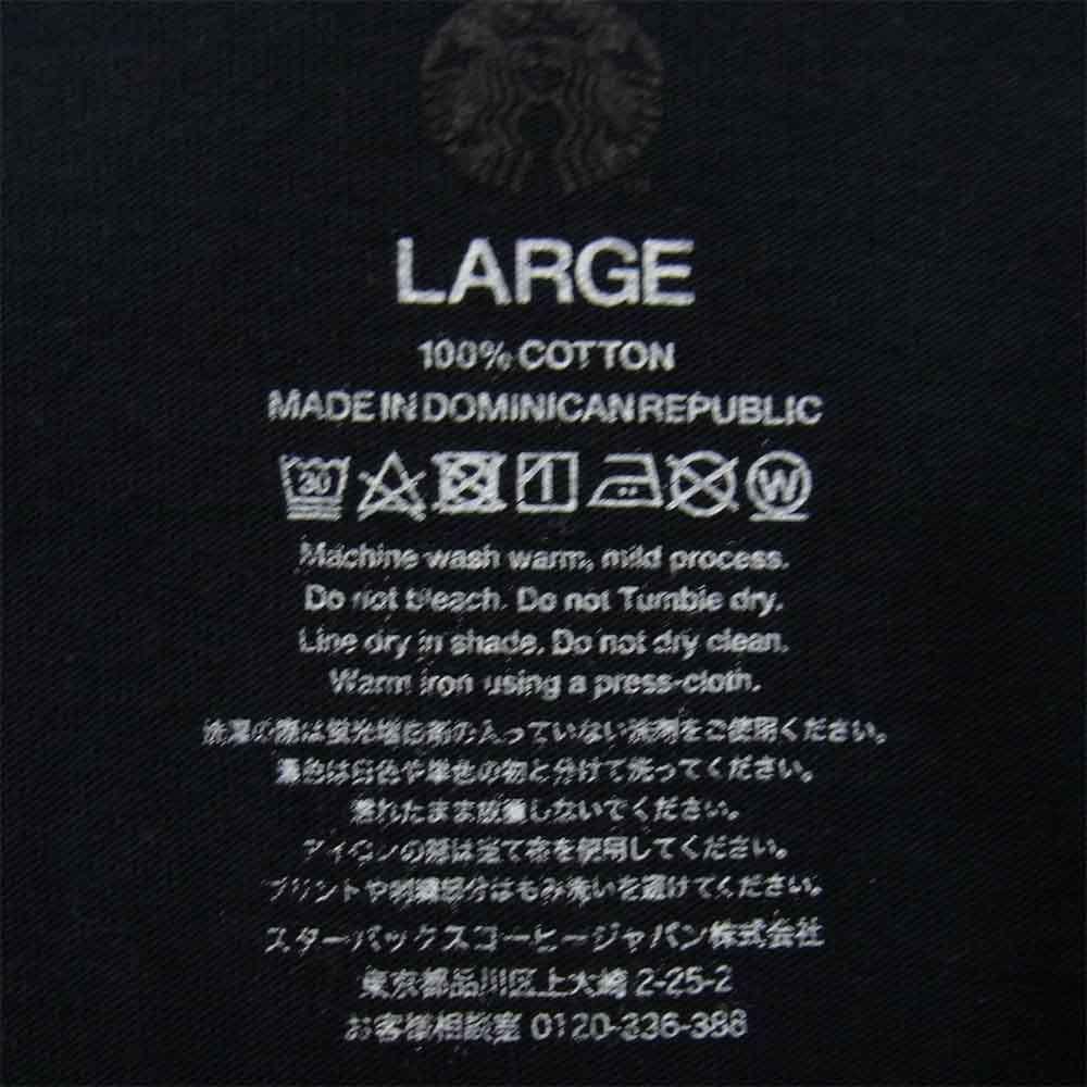 FRAGMENT DESIGN フラグメントデザイン × スターバックス Starbucks 宮下パーク限定 FRGMT MYST Tee ブラック系 L【中古】