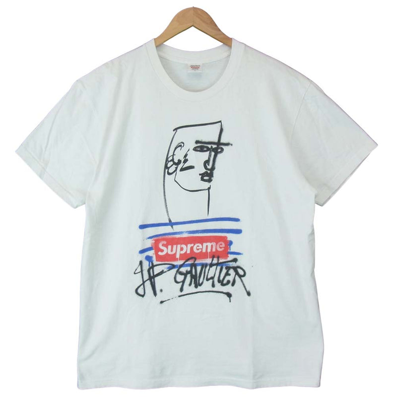 supreme x ゴルチェ　Tシャツ S