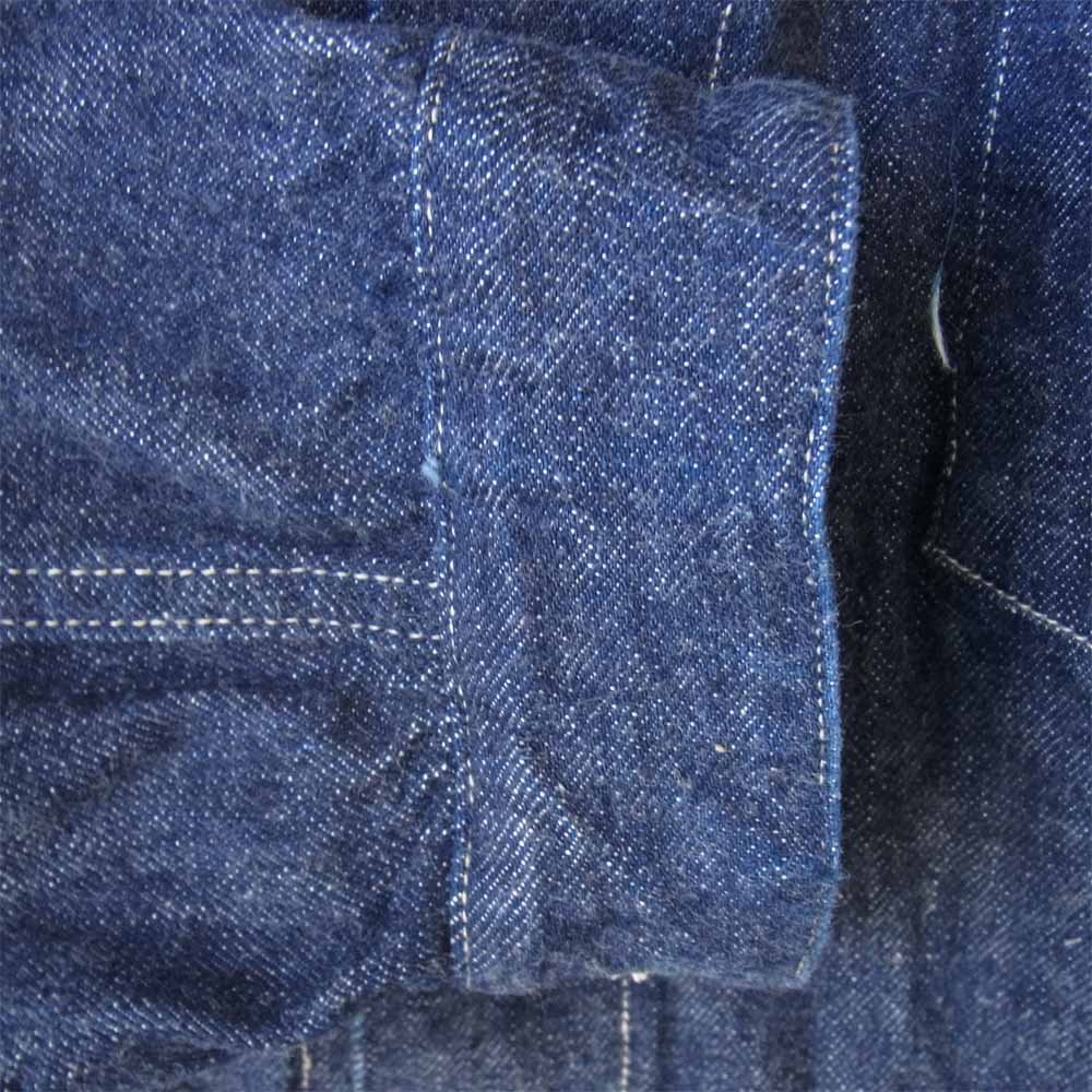 COMOLI コモリ T01-01003 1st 11オンス デニム トラッカー シンチバック ジャケット インディゴブルー系 1【中古】