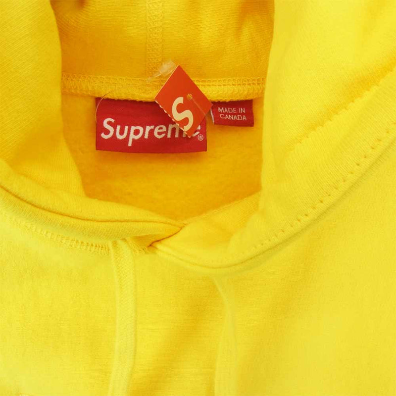 Supreme bandana box logo hooded yellow S