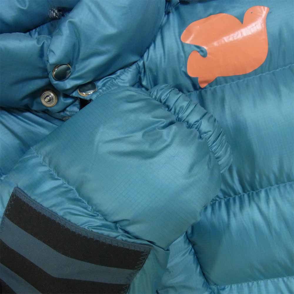 フリーシティ × BURTON バートン ダウン ジャケット ダウンジャケット ブルーグリーン系 S【中古】