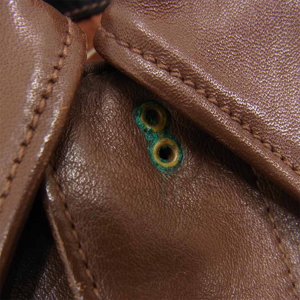 The REAL McCOY'S ザリアルマッコイズ ISOLA 初期 旧マッコイ A-2 フライト ジャケット ブラウン系 36【中古】