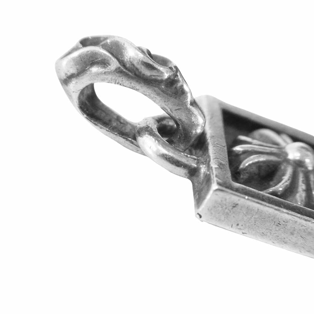 CHROME HEARTS クロムハーツ(原本無) フレームド CHプラス チャーム ペンダント シルバー系【中古】