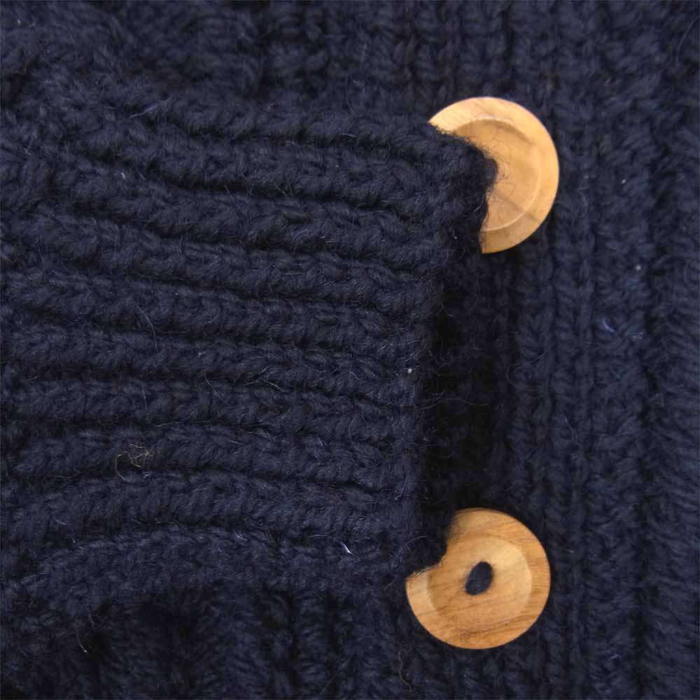 INVERALLAN インバーアラン New Wool 3A ニューウール カーディガン ダークネイビー系 34【新古品】【未使用】【中古】