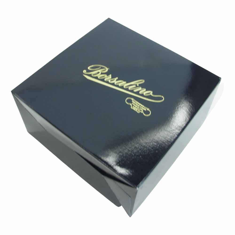 ボルサリーノ 141055 パナマファイン 中折れ帽 ハット オフホワイト オフホワイト系 60【新古品】【未使用】【中古】