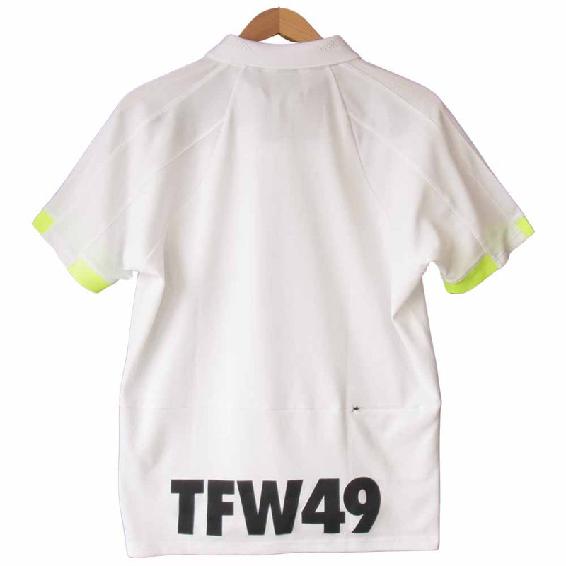 ジュンハシモト TFW49 メッシュ ポロシャツ ホワイト ホワイト系 5【中古】