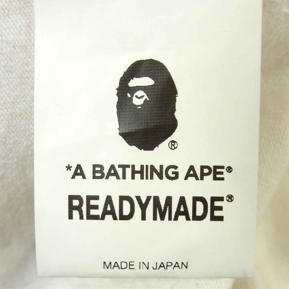レディメイド 21SS エイプ A BATHING APE 3PC TEES 半袖 Tシャツ ホワイト系 L【新古品】【未使用】【中古】