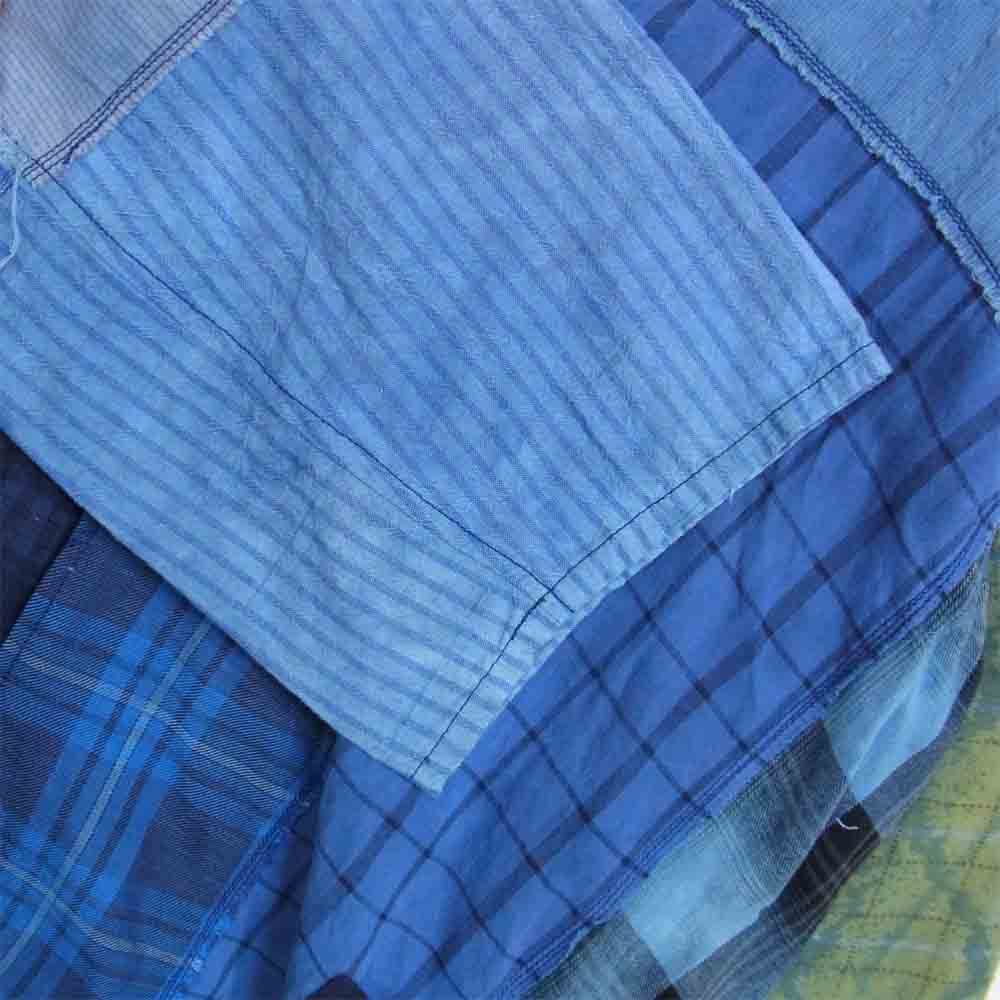 PORTER CLASSIC ポータークラシック H/W NEL MEN'S JACKET INDIGO. ハンドワークネルメンズジャケット ブルー系 3【美品】【中古】