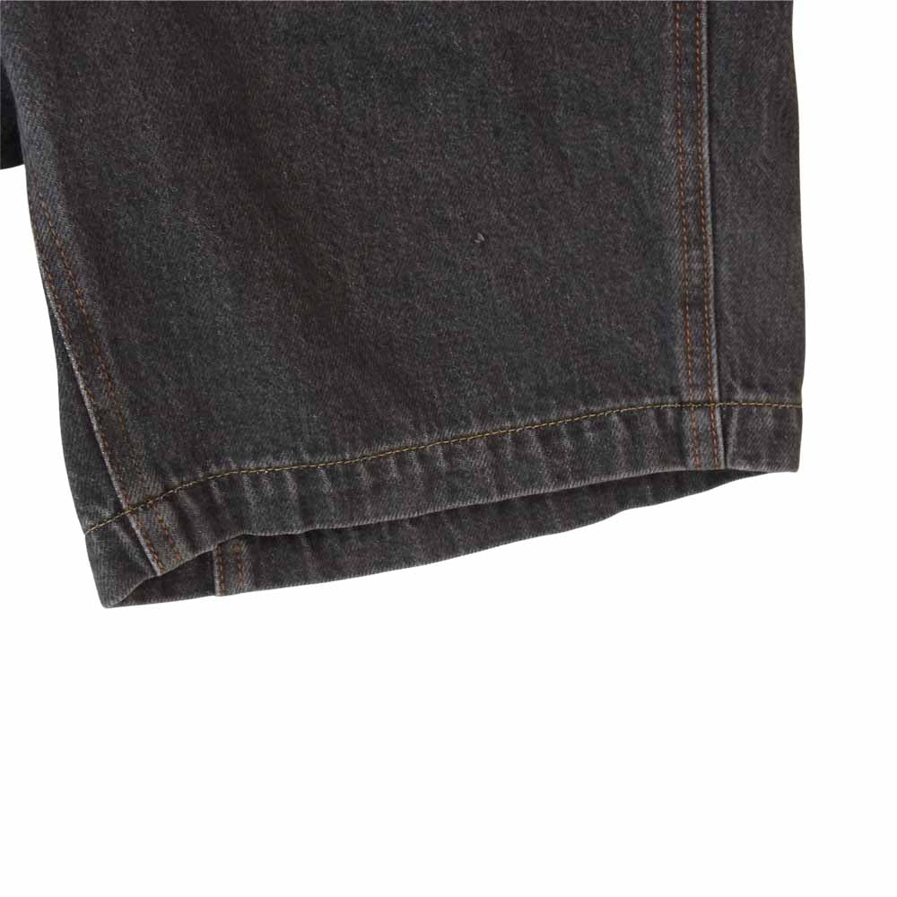 TENDERLOIN テンダーロイン DENIM SHORTS WASH ウォッシュ デニム ショーツ ブラック系 S【中古】