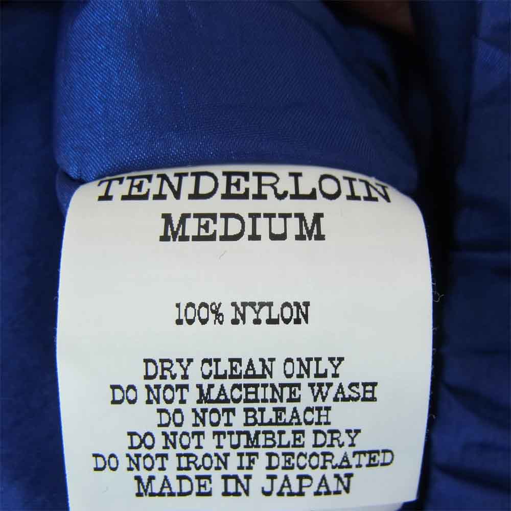 TENDERLOIN テンダーロイン DABO IMAGE JKT ノーカラー ナイロン ジャケット ボルネオスカル  グレー系 M【美品】【中古】