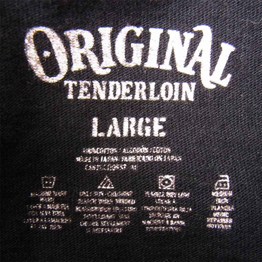 TENDERLOIN テンダーロイン MADE IN STILL OCCUPIED JAPAN 半袖 Tシャツ ブラック系 L【中古】