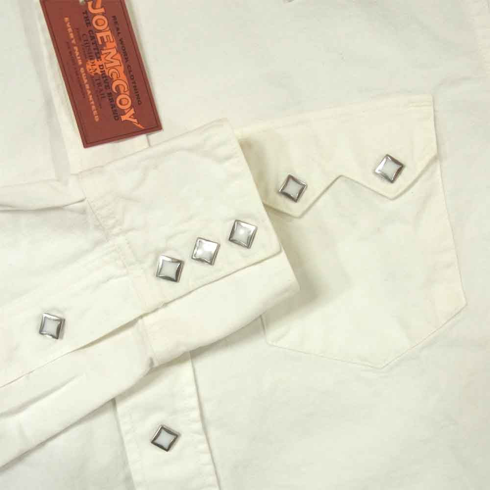 The REAL McCOY'S ザリアルマッコイズ WESTERN SHIRT ウェスタン 長袖 シャツ コットン 日本製 ホワイト系 17【中古】