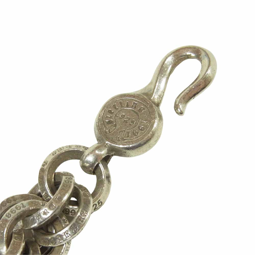 CHROME HEARTS クロムハーツ(原本無) 1 DOUBLE B RING ダブル B リング シルバー925 ブレスレット シルバー系【中古】