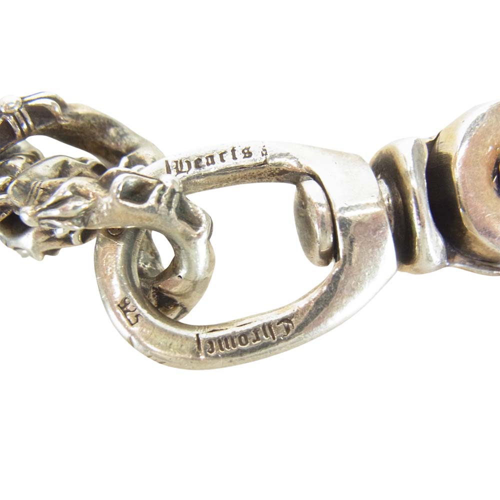 CHROME HEARTS クロムハーツ(原本無) Fancy link ロング ファンシーリンク キーチェーン シルバー【中古】