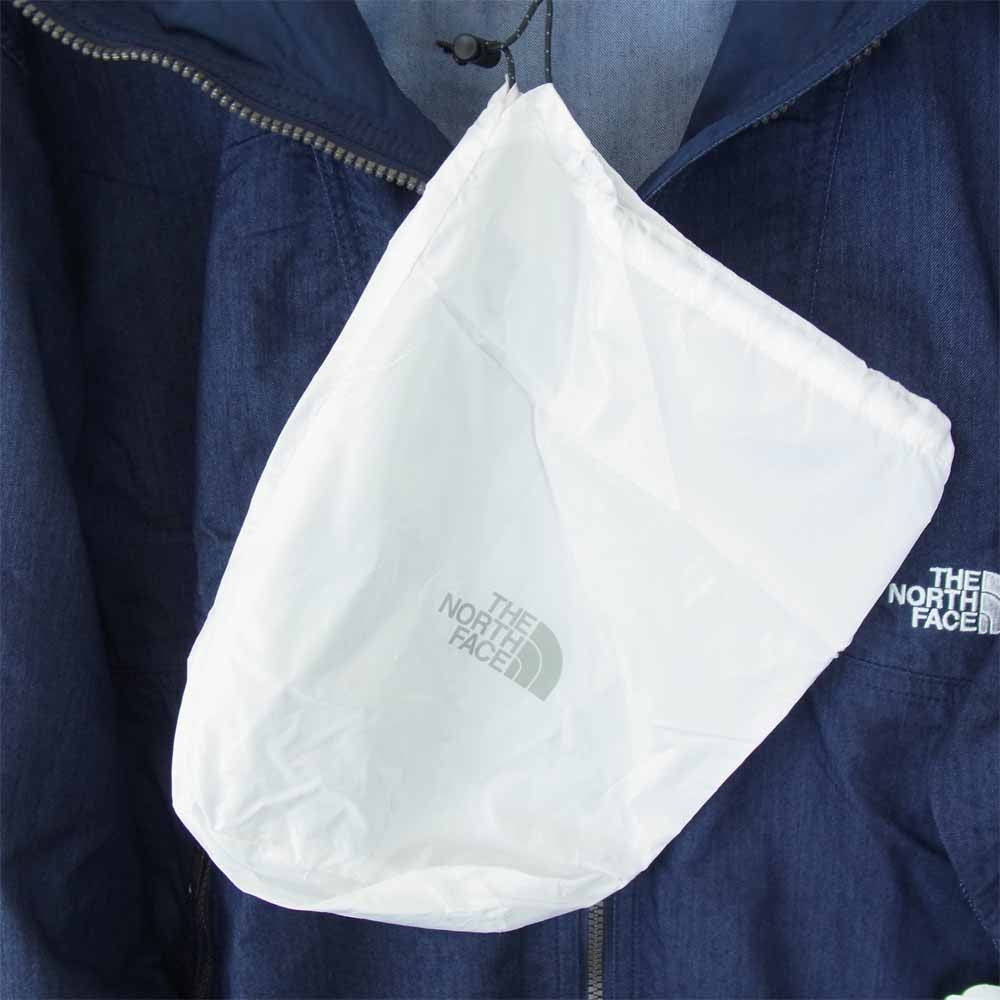 THE NORTH FACE ノースフェイス NP22136 Nylon Denim Compact Jacket ナイロン デニム コンパクト ジャケット インディゴブルー系 XL【新古品】【未使用】【中古】
