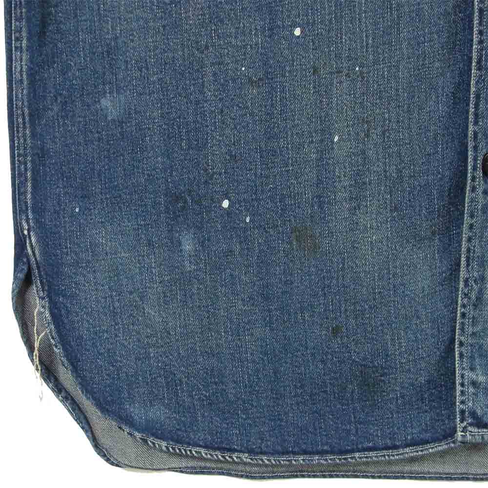 SUGAR CANE シュガーケーン SC27222 デニム CPO 長袖 シャツ コットン 日本製 インディゴブルー系 XL【中古】
