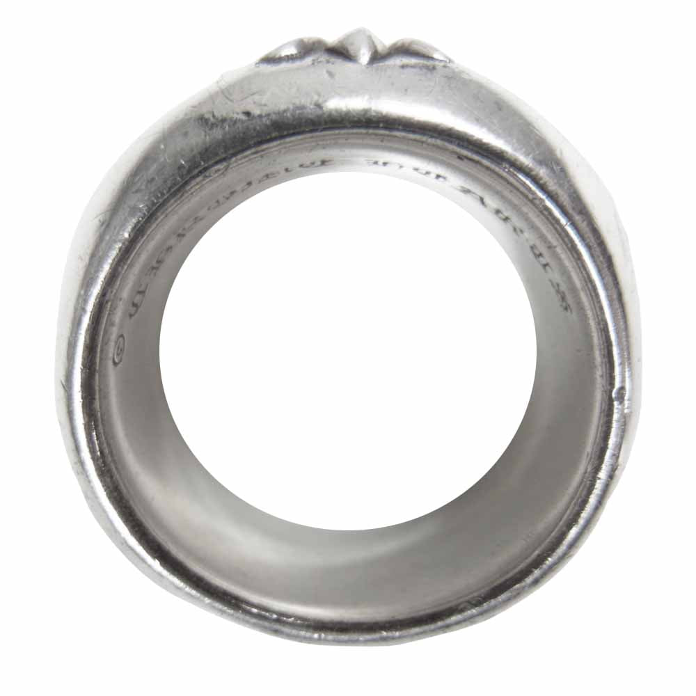 CHROME HEARTS クロムハーツ(原本無) CLASSIC OVAL クラシック オーバル クロス リング シルバー系 23号程度【中古】