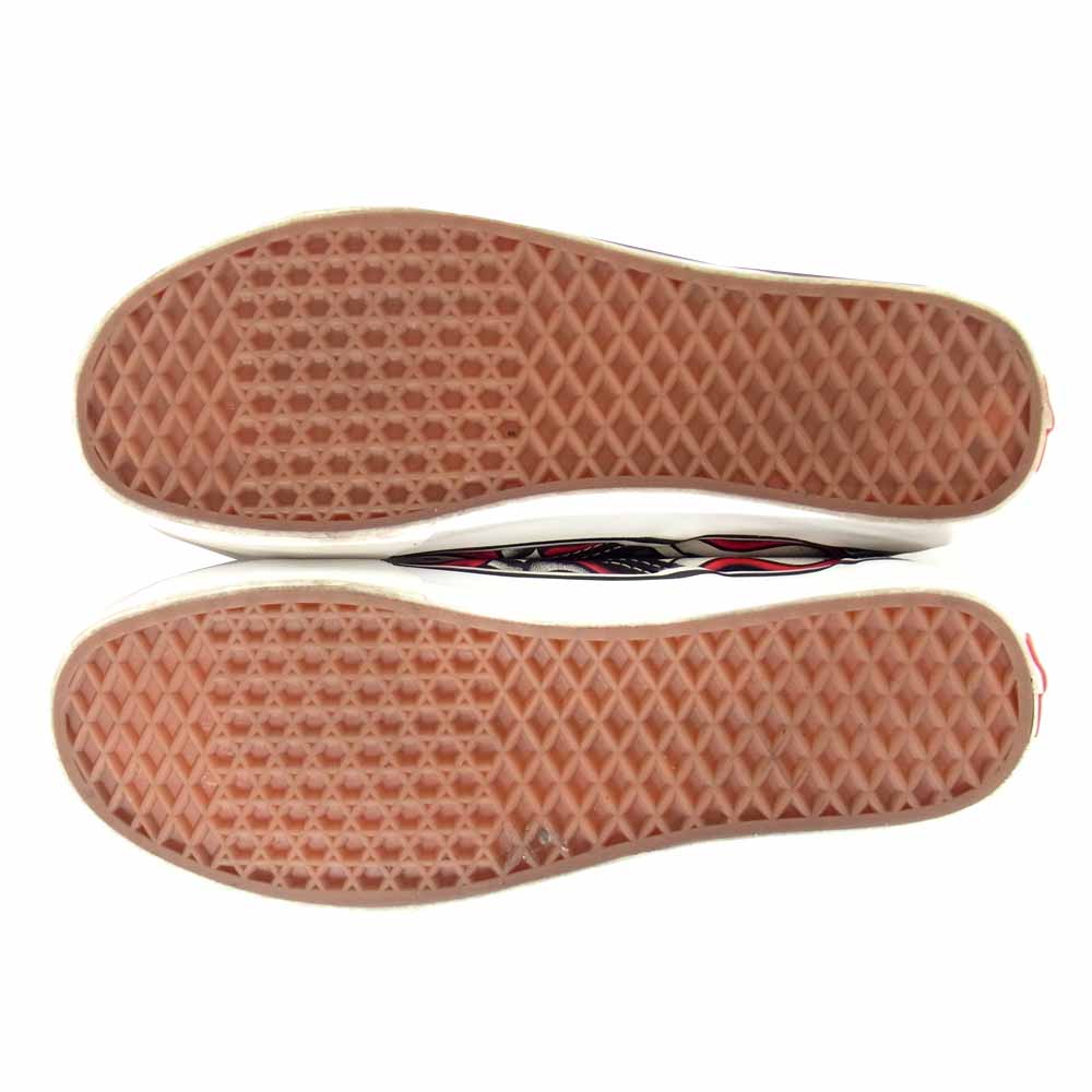 VANS バンズ × オリバーペック Oliver Peck Skull スカル スリッポン スニーカー ブラック系 27.5cm【中古】