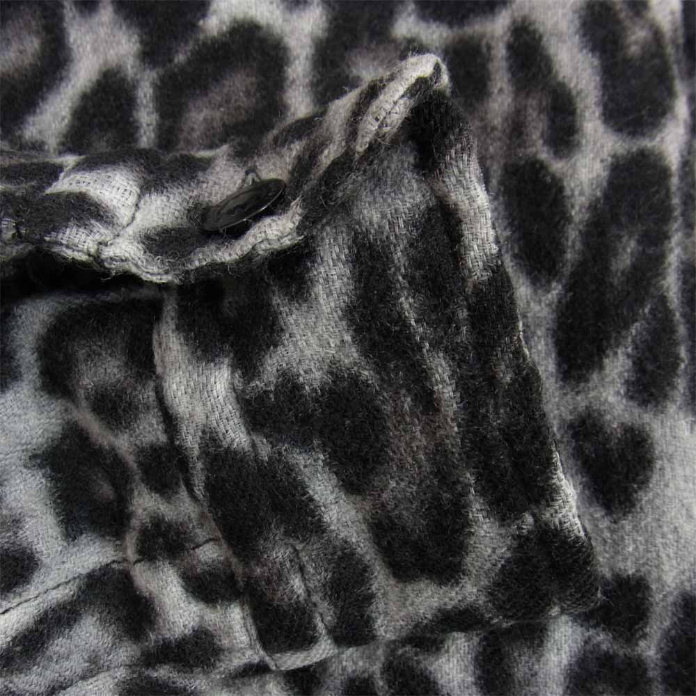 Sacai サカイ 20AW 20-02392M leopard print zip-up リバーシブル レオパード ジップ ジャケット ブラック系 2【美品】【中古】