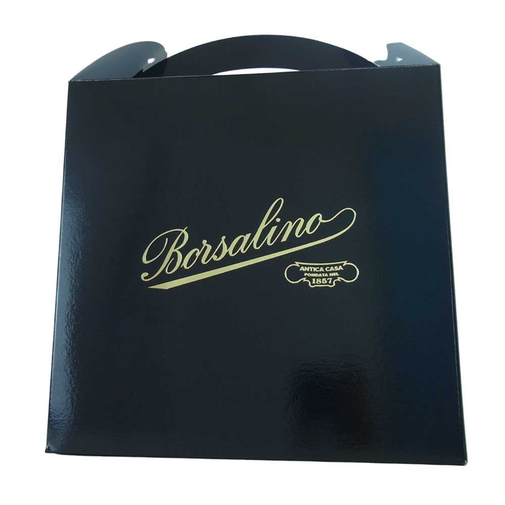 ボルサリーノ イタリア製 ペーパー ブレード ハット オフホワイト系 58【新古品】【未使用】【中古】