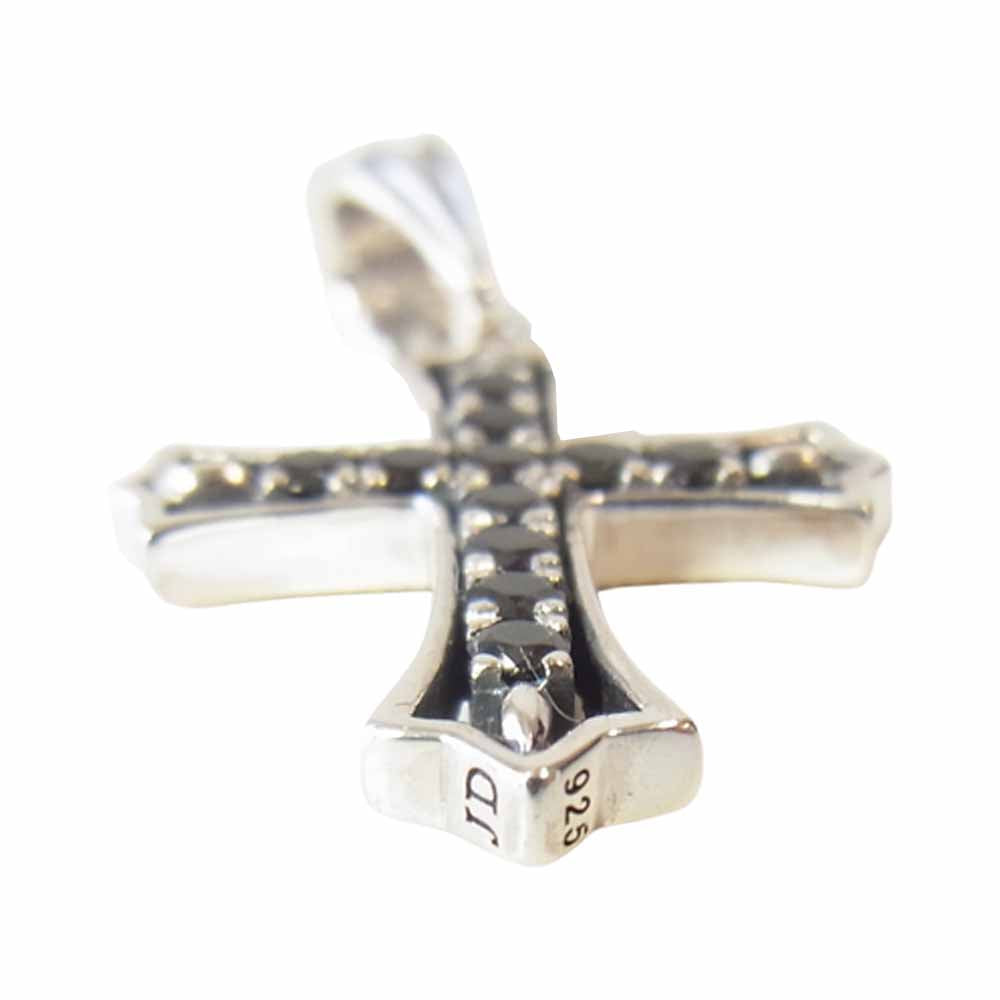 Justin Davis ジャスティンデイビス SPJ435 VICE VERSA ヴァイス ヴァーサ クロス ペンダント トップ シルバー系【美品】【中古】