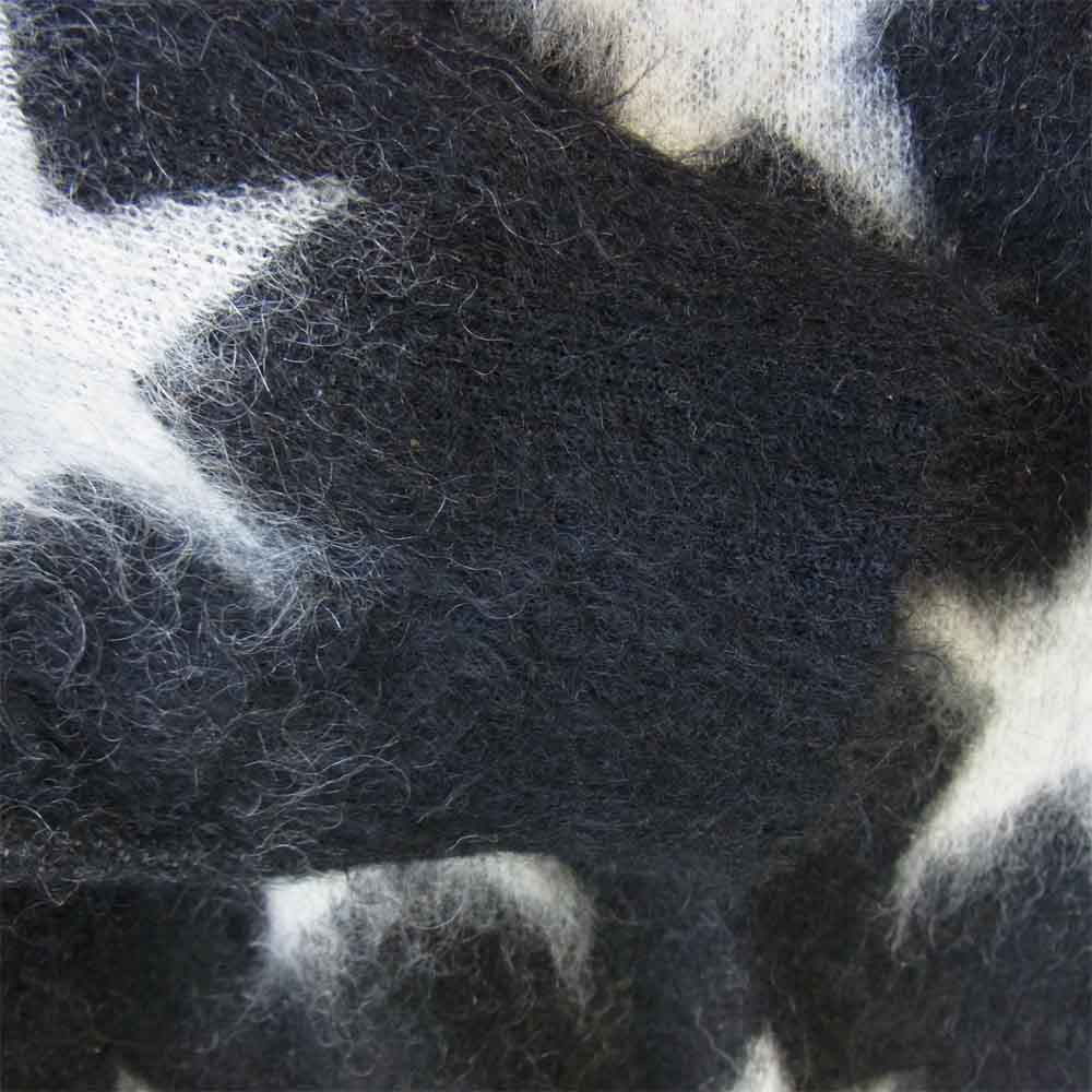 WACKO MARIA ワコマリア WMK-JQ02 STAR MOHAIR スター モヘア ニット ブラック系 L【美品】【中古】