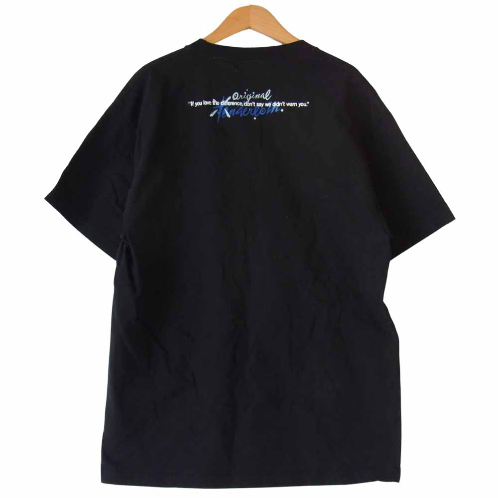 TENDERLOIN テンダーロイン 20SS T-TEE BS ボルネオスカル プリント Tシャツ ブラック系 L【中古】
