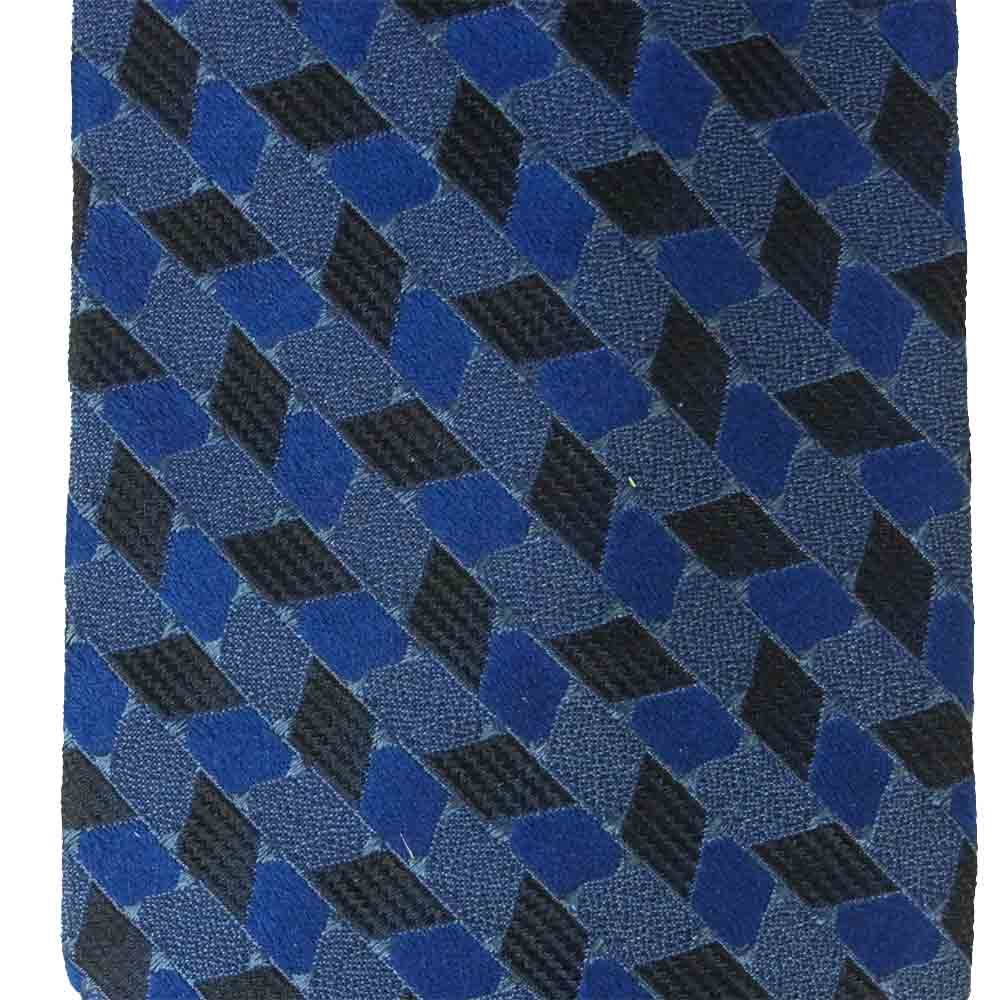 ジリー 総柄 ネクタイ ブルー系【中古】