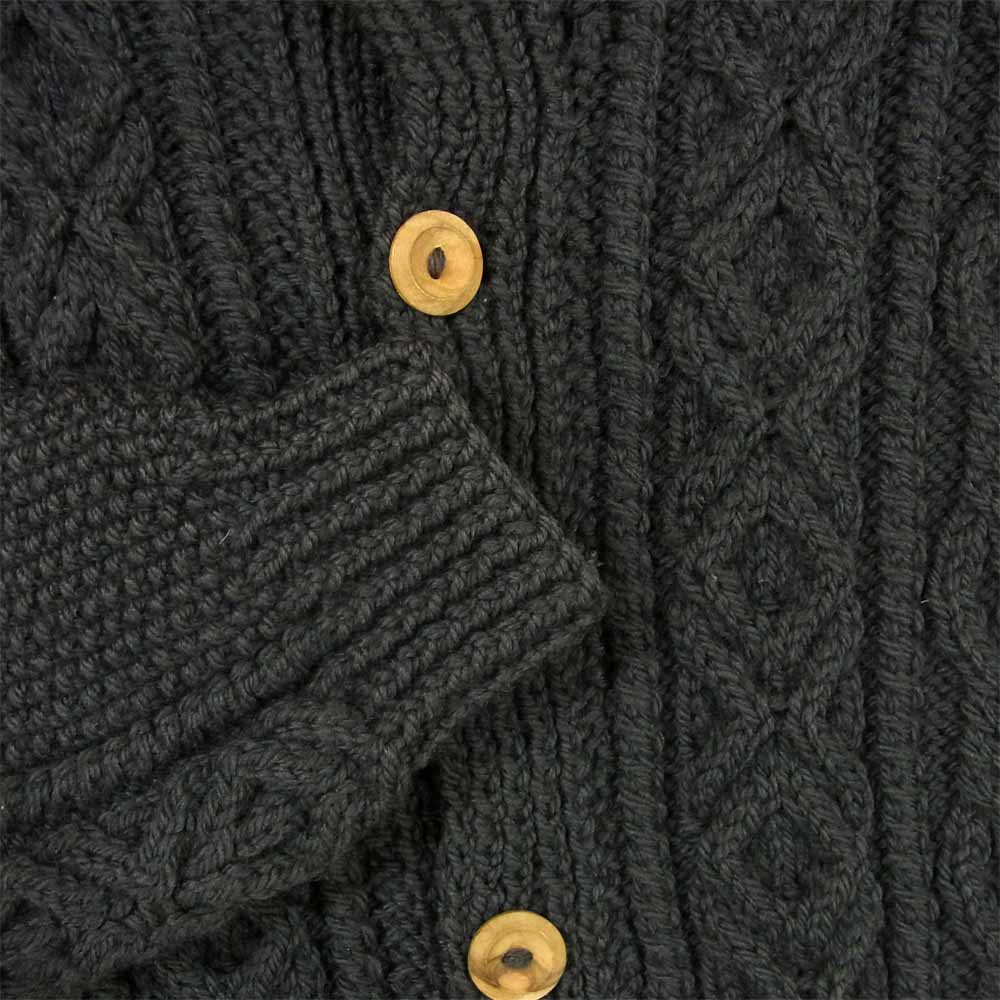 INVERALLAN インバーアラン 茶タグ 3A Lumber Cardigan ランバン ウール カーディガン グレー系【中古】