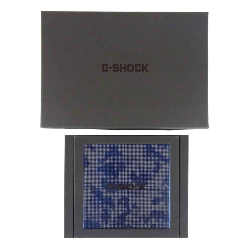 CASIO G-SHOCK カシオ ジーショック GMW-B5000TCF-2JR 電波ソーラー Bluetooth 時計 カモ ブルー系【極上美品】【中古】