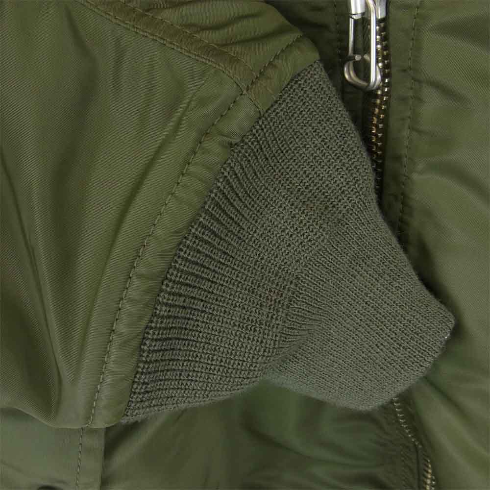 DESCENDANT ディセンダント 20AW 201WVDS-JKM01 D-MA1-M NYLON JACKET ナイロン ジャケット モスグリーン系 オレンジ系 2【極上美品】【中古】