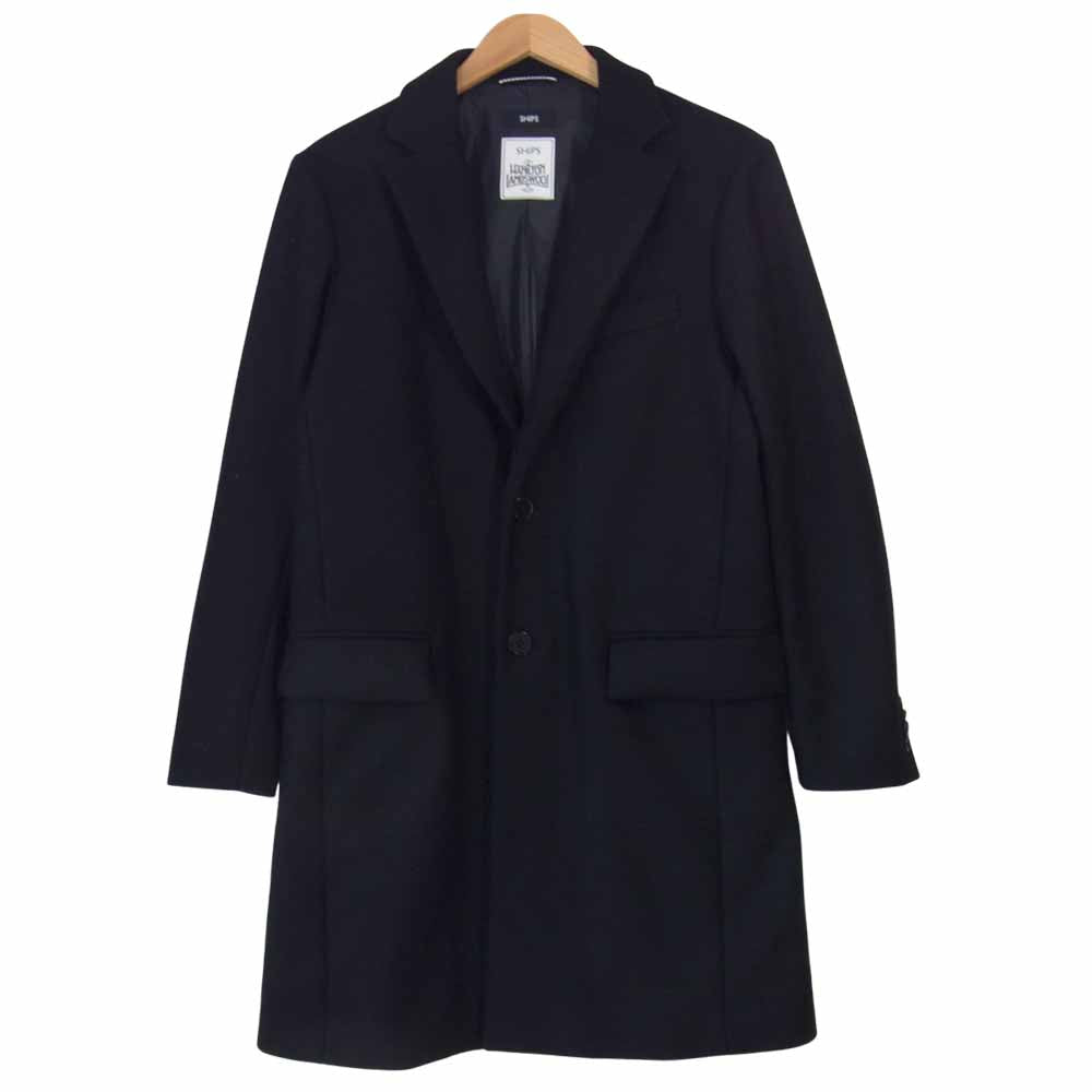 SHIPS シップス 114-45-0084 HAMILTON LAMBSWOOL ウールフードコート
