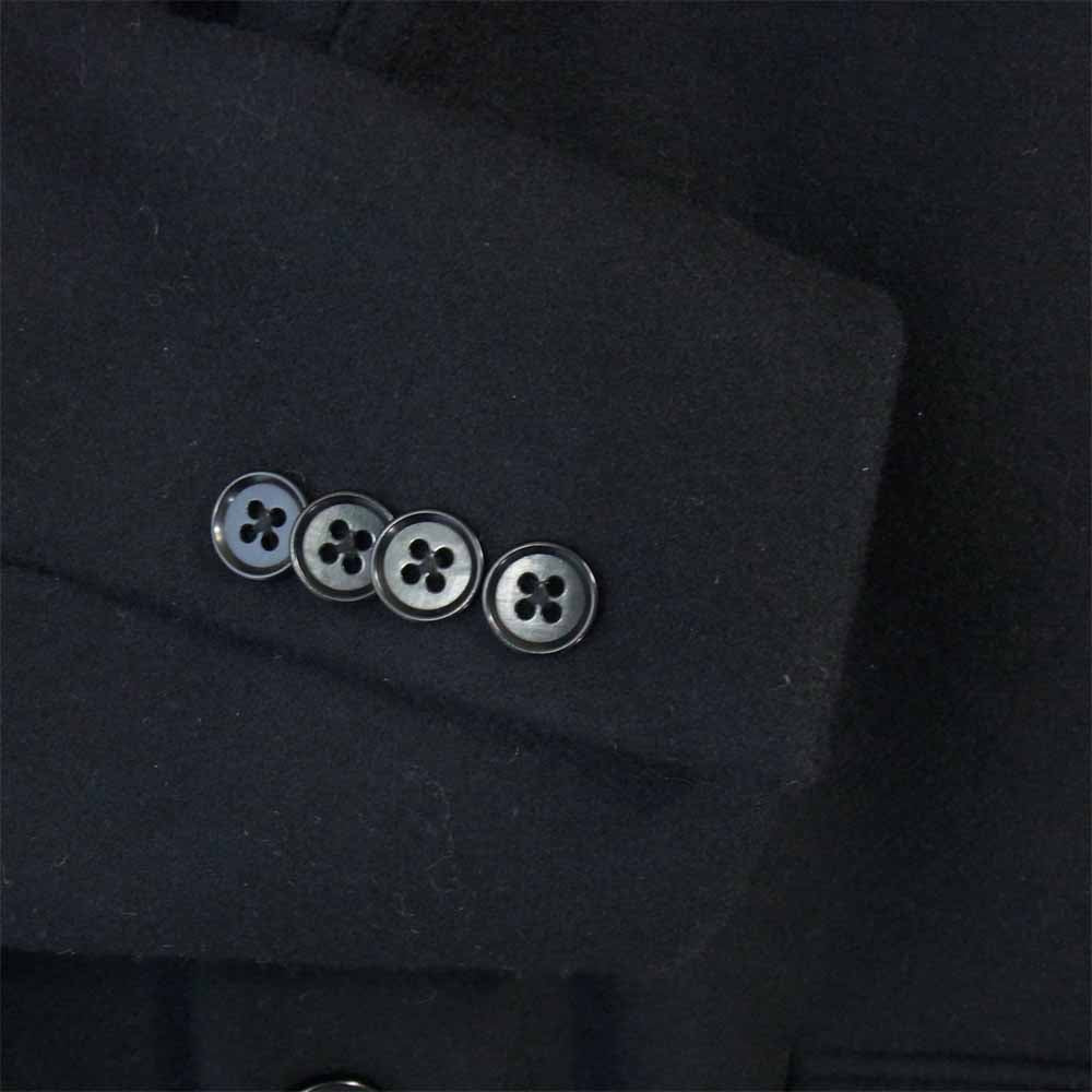 SHIPS シップス 114-45-0084 HAMILTON LAMBSWOOL ウールフードコート ブラック系 M【中古】